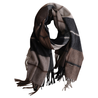 英伦冬季加厚羊毛围巾大尺寸披肩