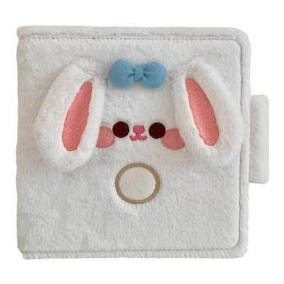 原创动物毛绒卡册二宫格追星收纳