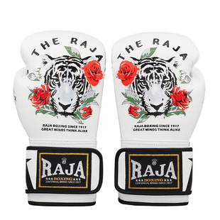 RAJA拳击手套男女成人专业泰拳自由搏击散打沙袋训练拳套10OZ新款