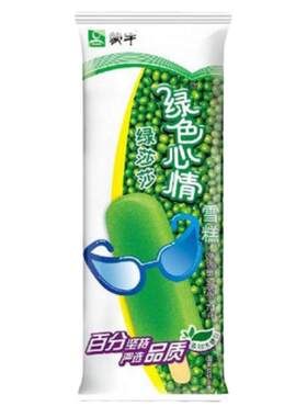 蒙牛绿色心情绿莎莎绿豆沙雪糕