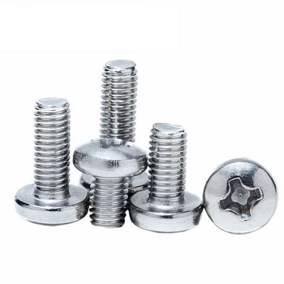 201不锈钢GB818圆头十字螺丝