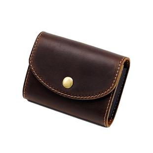 牛皮风琴位卡包12个独立卡位卡片包证件银行卡收纳包真皮大容量