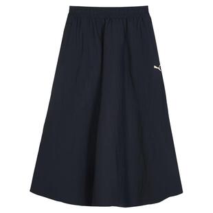 黑色经典T7迷笛裙半身裙女款PUMA彪马官方夏季运动长裙裙子634064