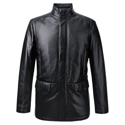 Amurs/爱缪斯小山羊皮立领皮衣