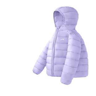 贵人鸟童装女童棉服2026新款儿童夹棉袄子秋冬款女孩紫色保暖外套