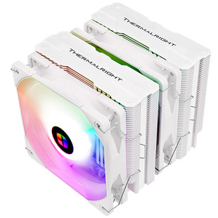 利民PA120 SE电脑CPU散热器风扇双塔六热管ARGB白色风冷大霜塔AM5