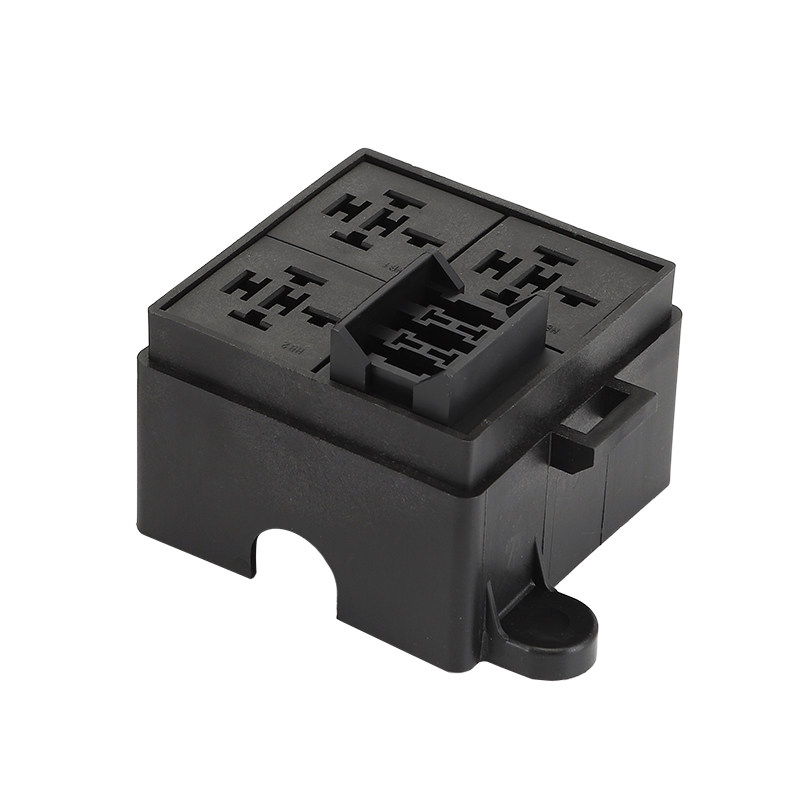 汽车改装保险盒继电器盒总成12V射灯气泵远光灯三路保险丝座24V