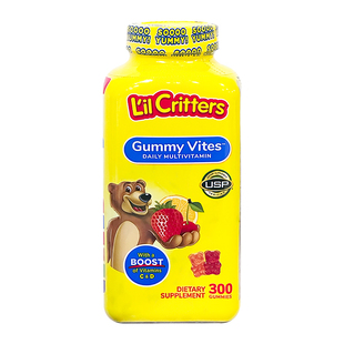 美国直邮 丽贵Lil Critters小熊糖儿童多种复合维生素软糖300粒