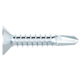 沉头钻尾螺丝410不锈钢十字平头螺钉自攻自钻燕尾钉丝铁皮铝合金