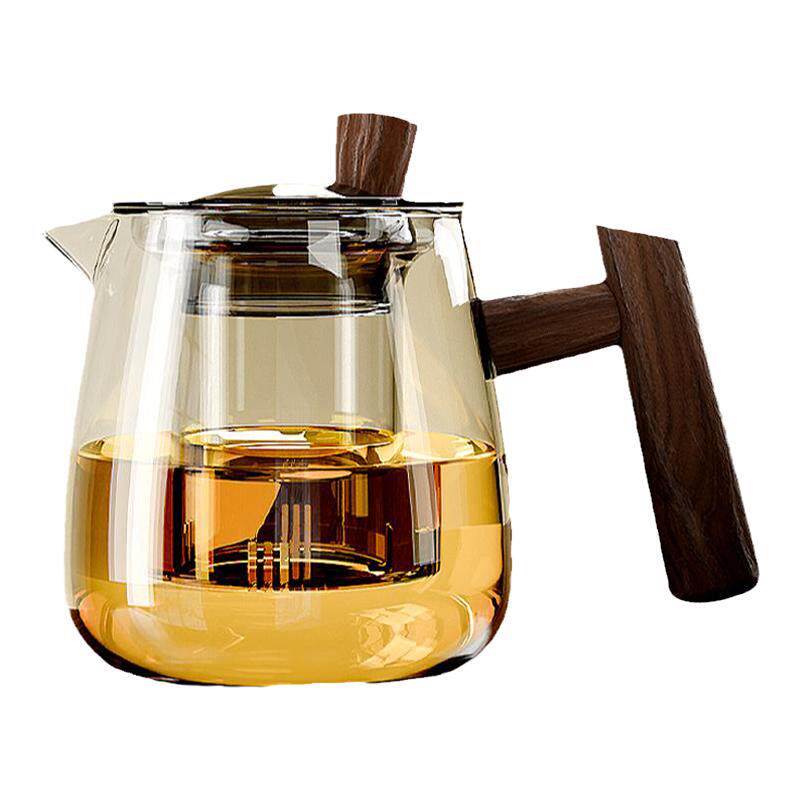 【高颜值】玻璃茶杯茶水分离壶
