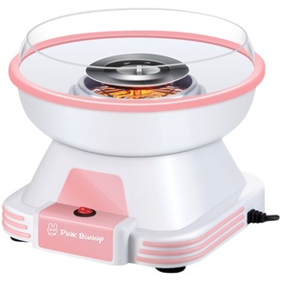 班尼兔棉花糖机儿童家用全自动机器手工制作迷你花式圣诞节送礼