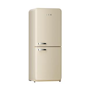 HCK哈士奇401LMax双门厨房复古冰箱2.0深冷速冻一级能效变频嵌入