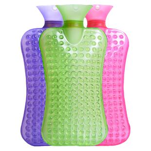 加厚PVC热水袋充水2L暖宫成人睡枕暖灌水暖水袋浮点注水热水袋