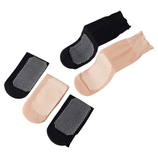 加棉短丝袜夏天荷叶花边不勒脚中老年薄款不易勾丝松口袜月子袜