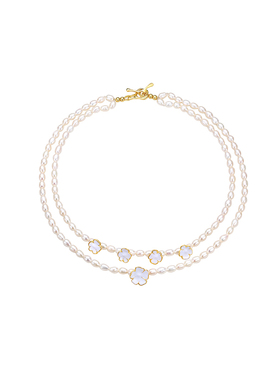 daartemis达弥蔷薇珍珠项链原创