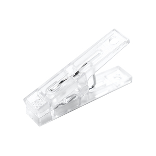 日式亚克力夹晾晒透明水晶夹子照片挂墙夹子零食封口夹收纳夹4292