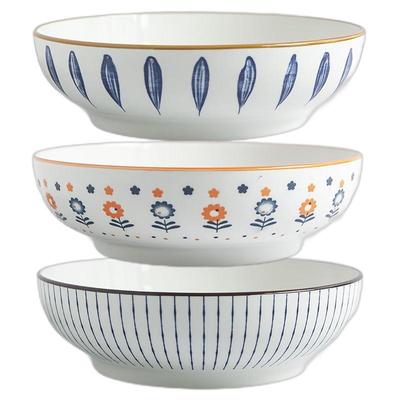 和风四季陶瓷田园汤碗面碗