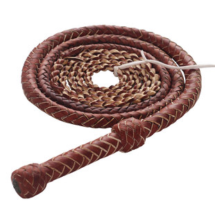 牛皮鞭子健身响鞭非麒麟甩鞭防身牧羊鞭长鞭软鞭陀螺鞭打人鞭子