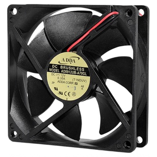 ADDA 9225/9025 12V 0.3A 9CM CPU机箱电源PWM风扇AD0912UB-A70GL