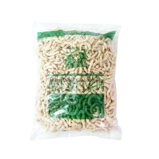 味媒花生蛋白素肉丝500g纯素食肉质细嫩青笋青椒炒木耳素肉丝斋菜