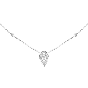 【新年礼物】MESSIKA/梅西卡Fiery 18K白金玫瑰金钻石项链