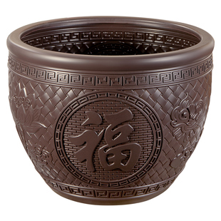 荷花盆缸睡莲碗莲专用盆塑料花盆水培器皿家用特大号户外庭院种树