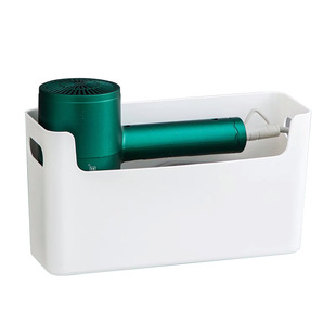 吹风机收纳盒浴室置物架免打孔壁挂收纳神器卫生间挂电吹风机架子