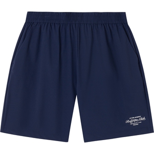 乐卡克法国公鸡夏季男款运动短裤网球裤复古印花五分裤