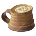 小众复古粗陶窑变釉陶瓷杯异形咖啡杯马克杯拿铁杯拉花杯早餐杯子