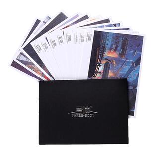 三体 周边插画明信片12张装收藏纪念贺卡墙面装饰卡片三体周边