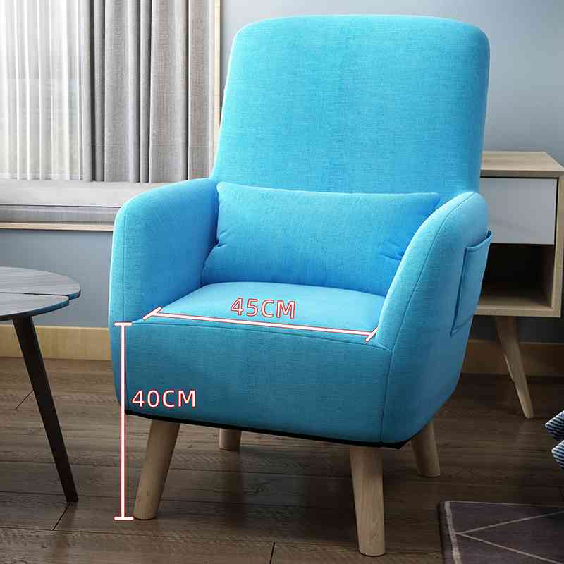 简约现代云朵懒人沙发 可拆洗单人靠背椅 适用卧室哺乳与儿童休闲