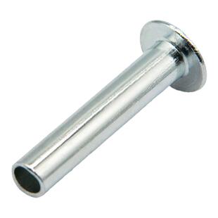 GB873铁镀锌大扁头半空心铆钉敲击式碳钢扁圆头空心卯钉 M3M4M5M6