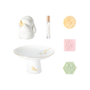 故宫淘宝｜月明满地相思礼盒香薰蜡烛兔子扩香石摆件生日礼物女生