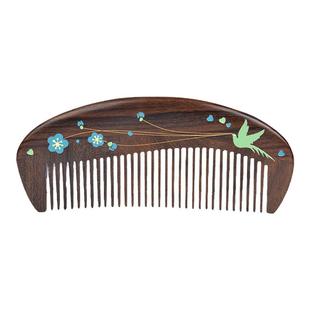 谭木匠正品礼盒木梳青梅 女士长发专用蓬松头皮经络按摩 可定制