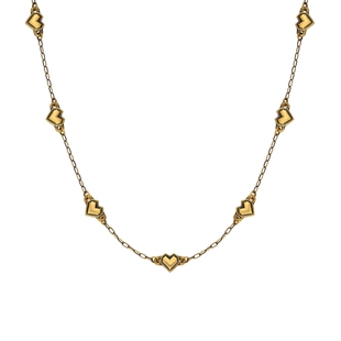 MONOLOGUE独白链金主义复古黄金爱心logo项链MR1984情人节礼物