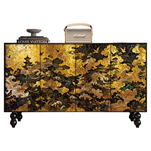 壁居逸阁中古风入户鞋柜翻新贴纸自粘家具柜子改造贴画餐边柜装饰