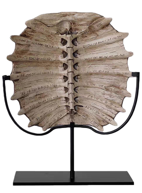 复古仿古甲骨文新中式装饰摆件