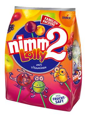 【百亿补贴】nimm2二宝进口维生素棒棒糖网红儿童糖果零食