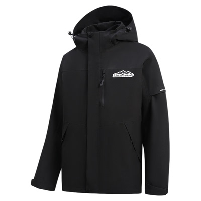 美式复古字母印花宽松休闲夹克