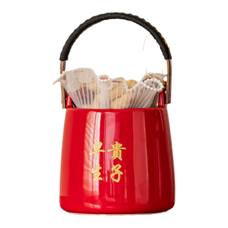 结婚子孙桶陪嫁结婚用的喜桶出嫁用喜事摆件结婚婚庆用品大全
