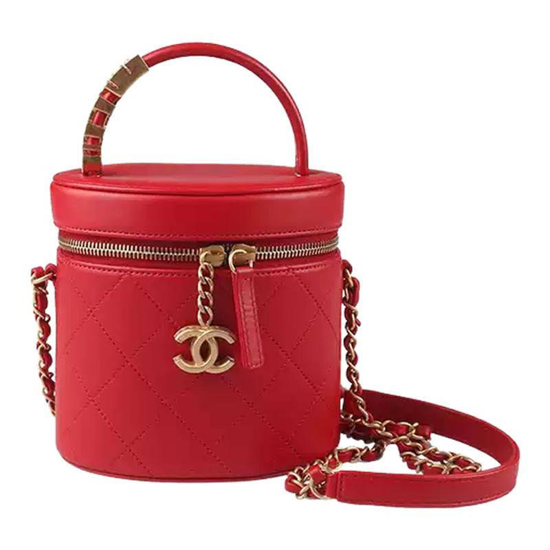 CHANEL(香奈儿)珍珠LOGO手柄圆筒