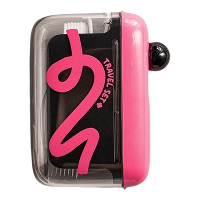 便携式自动牙线储存盒按压弹出