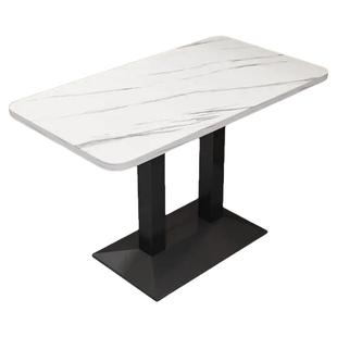 小吃面馆烧烤早餐餐饮快餐桌椅组合奶茶甜品店餐厅桌子商用经济型