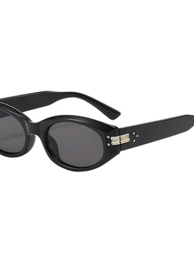 男士复古小框墨镜美式猫眼方框痞帅偏光防紫外线近视太阳眼镜女潮