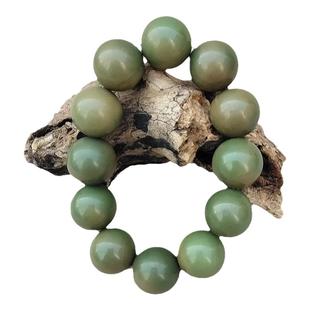 天然夜明珠夜光石原石手链手串超亮萤石串珠水晶手链 水晶手链