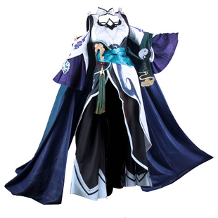 特价面包家cosplay崩坏3云墨丹心符华游戏cos假发假毛马尾