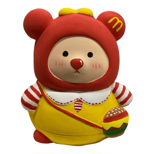 大号石膏娃娃diy涂色爆款库洛米KT猫美乐蒂存钱罐情侣亲子礼物