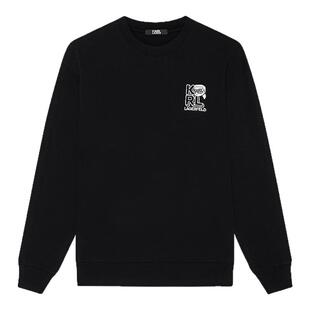 KARL LAGERFELD【棉】圆领卫衣25秋季新品卡尔拉格斐老佛爷男装