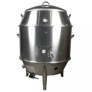世厨90双层木炭燃气两用液化气天然气商用烤鸭炉广东烧鹅炉烤鸡炉