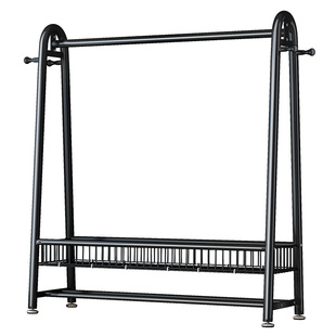 衣帽架卧室落地加粗多功能挂衣架出租屋不占地置物架阳台晾衣架子